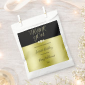 ポシュ金ゴールド&ブラックエレガントダイヤモンド40th誕生日 フェイバーバッグ (クリップ留めされた状態)