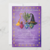 ポションエリキシル詰めカクテルパーティー 招待状 (正面)