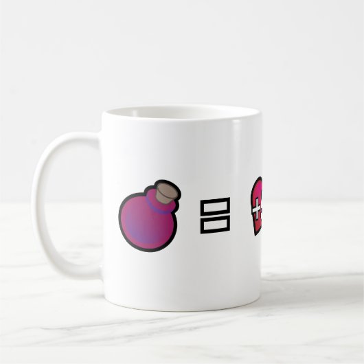ポションビデオゲームコーヒーマグ コーヒーマグカップ (左)