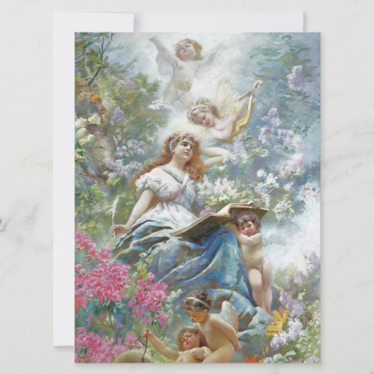 ポシーのミューズ（Konstantin Makovsky著） カード (正面)