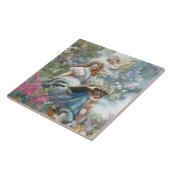 ポシーのミューズ（Konstantin Makovsky著） タイル (側面)