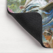 ポシーのミューズ（Konstantin Makovsky著） マウスパッド (コーナー)