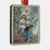 ポシーのミューズ（Konstantin Makovsky著） メタルオーナメント (右)