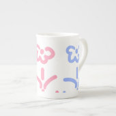 ポシー磁器カップ ボーンチャイナマグカップ (正面右)