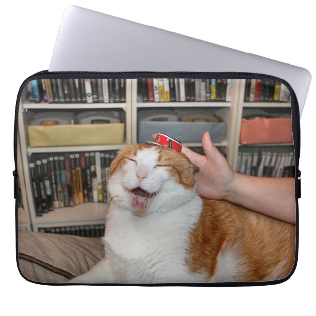 ポジィ・スカーレット ラップトップスリーブ (正面)