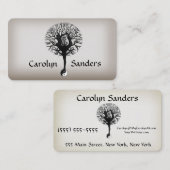 ポジシ感動的ョンやる気を起こさせる、 名刺 (正面/裏面)