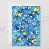 ポジタイタリアンノラドルチェヴィータブライダルシャワー 招待状 (裏面)