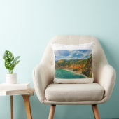 ポジタイタリアンーノコースタルビレッジウォーターカラーアート クッション (椅子)