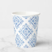 ポジタイタリアンーノトスカーナブルータイル 紙コップ (左)