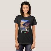 ポジターノアマルフィコーストポジターノイタリア Tシャツ (正面フル)