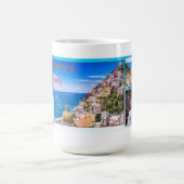 ポジターノイタリアとカプリ有名な岩マグカップ コーヒーマグカップ (中央)