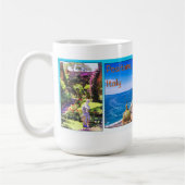 ポジターノイタリアとカプリ有名な岩マグカップ コーヒーマグカップ (左)