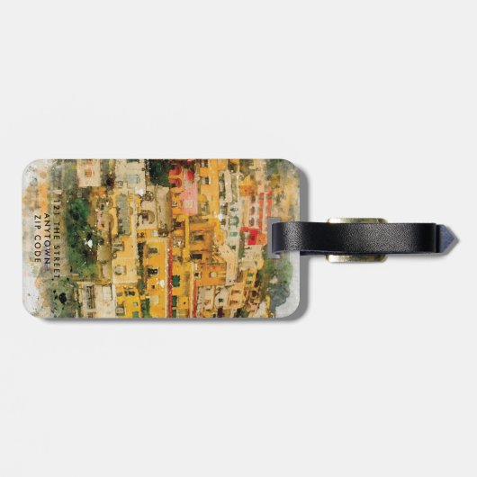 ポジターノイタリア夏期休暇ラゲッジタグラベル ラゲッジタグ (裏面横)