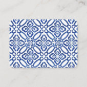 ポジターノスイートオレンジ赤ちゃんシャワーおむつラッフル エンクロージャーカード (裏面)