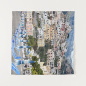 ポジターノビーチ傘ドリーム#1 #travel #wall タペストリー (正面(横))