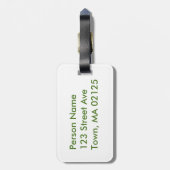 ポジターノビーチ ラゲッジタグ (裏面縦)
