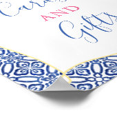 ポジターノレモンのシャワーカードとギフト ポスター (角)