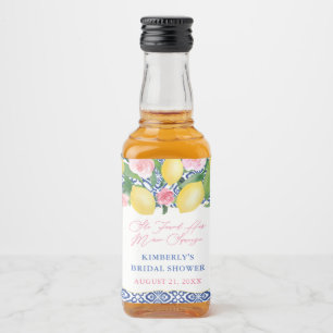 ポジターノレモンズメインスクイーズブライダルシャワーの恩恵 リキュールボトルラベル