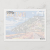 ポジターノ差出人住所動揺してヴィンテージトラベル ポストカード (裏面)