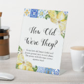 ポジターノ彼らは何歳だったブライダルシャワーゲーム 台座サイン (インサイチュ)