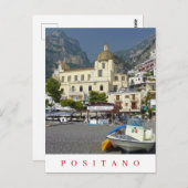 ポジターノ教会ビューポストカード ポストカード (正面/裏面)