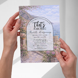 ポジターノ風イタリアンテーマのブライズシャワー 招待状