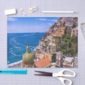 ポジターノ，イタリアのデコパージュの表示 薄葉紙 (クラフト)