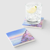 ポジターノ、イタリアサンセットストーンコースター ストーンコースター (横)