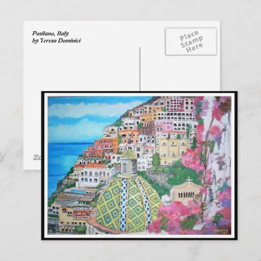 ポジターノ，イタリア – はがき (正面/裏面)