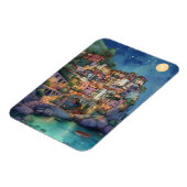 ポジターノ,イタリア – コースタルヴィレッジ&スタリースカイ マグネット (左側)