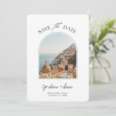 ポジターノ イタリア 結婚式 Save the Date 招待状 (スタンド正面)