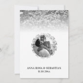 *~*ポジターノ・イタリアAR20写真出欠結婚確認 招待状 (裏面)