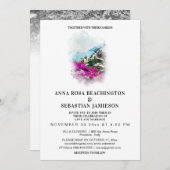 *~*ポジターノ・イタリアAR20写真出欠結婚確認 招待状 (正面/裏面)