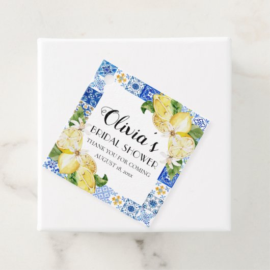 ポジタ地中海のーノブライダルシャワーシール フェイバータグ (インサイチュ)