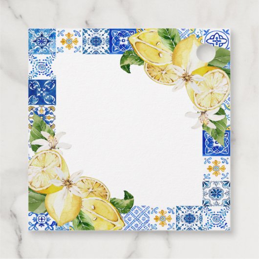 ポジタ地中海のーノブライダルシャワーシール フェイバータグ (裏面)