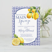 ポジタ地中海のーノメインスクイーズブライダルシャワー 招待状 (スタンド正面)