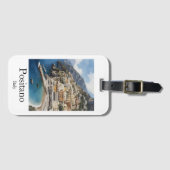 ポジティアーノ イタリア 風景画 ラゲッジタグ (正面横)