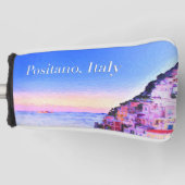 ポジティターノ イタリア 日没 ゴルフヘッドカバー (正面)
