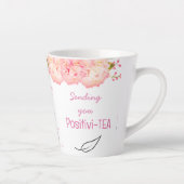 ポジティティティーカップ引用文 お茶のコーヒーショップ カフェラテマグ (右)