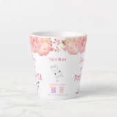 ポジティティティーカップ引用文 お茶のコーヒーショップ カフェラテマグ (正面)