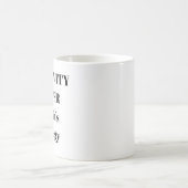 ポジティビティやる気を起こさせる電力Mag コーヒーマグカップ (中央)