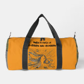 ポジティブさと創造性のサイクルを構築する ダッフルバッグ (裏面)