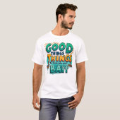 ポジティブさをつかまえるTシャツ Tシャツ (正面フル)