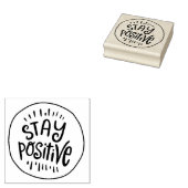 ポジティブさを保て ラバースタンプ (押印)