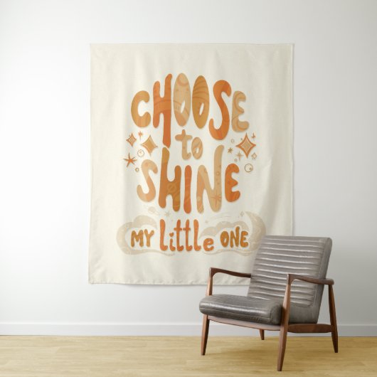 ポジティブさを放出: インスピレーションを与えることを選ぼう タペストリー (インサイチュ)