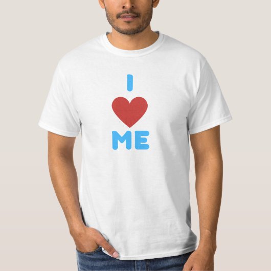 ポジティブで自己愛のTシャツ Tシャツ (正面)