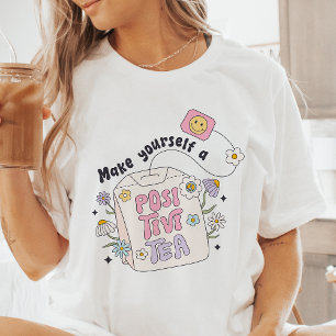 ポジティブなお茶を楽しむ トライブレンドTシャツ