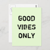 ポジティブなエネルギーだけ。 ポストカード (正面/裏面)