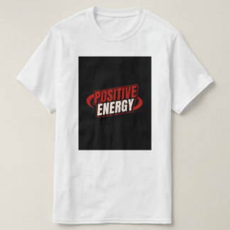 ポジティブなエネルギーに満ちたデザイン Tシャツ
