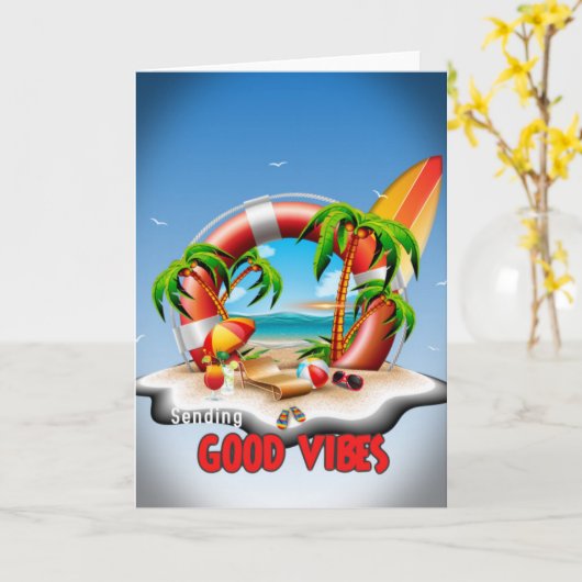 ポジティブなエネルギーを送ります カード (黄色い花)